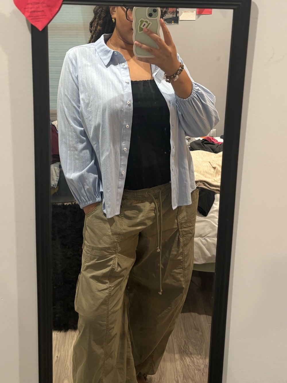 NWT Light Blue Button-Up Shirt